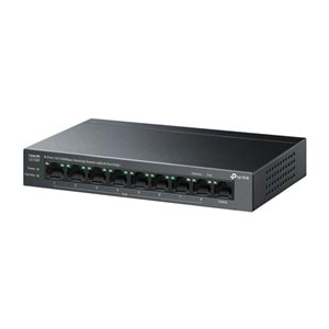 TP-LINK 8port PoE 63w 10/100 Yönetilemez Switch LS109P