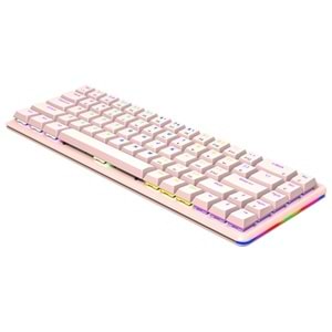 RAMPAGE Rebel Kablolu USB Q Trk Pembe Gaming Klavye Mouse
