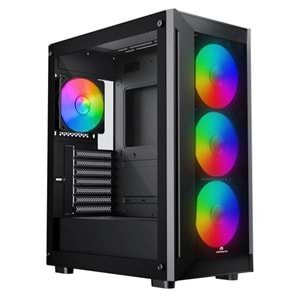 GAMEBOOSTER 650W 80+ WHITE RAIDER E651B Gaming Mid-Tower PC Kasası