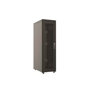 AGER 26U + 2li Fan 800x1000mm Dikili Tip Siyah Kabinet Vega AG-VB26U8010S1-BAAA-A-M1 Cam Kapak