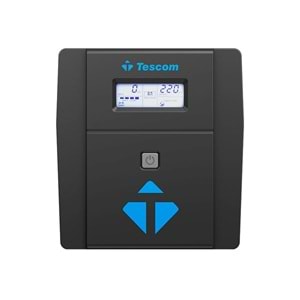 TESCOM 1000VA LEO+ LEO1000AP Modem Protect Lcd Ekran Line Interactive Ups
