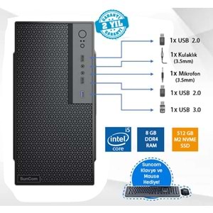 SUNCOM CORE i5 7500 8GB- 512GB SSD- FDOS / Force SC3-137