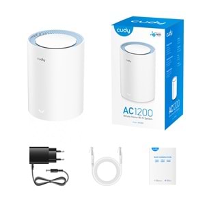 CUDY M1200-1P 1200mbps AC1200 Dual Band Mesh Router