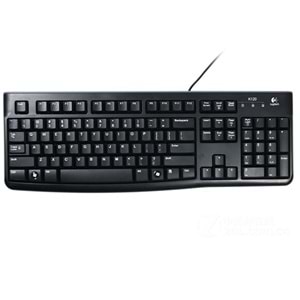 LOGITECH K120 Kablolu USB Q Trk Siyah Klavye (920-002505)