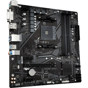 GIGABYTE A520M-DS3H V2 DDR4 M2 PCIe NVME HDMI DVI DP PCIe 16X v3.0 AM4 mATX