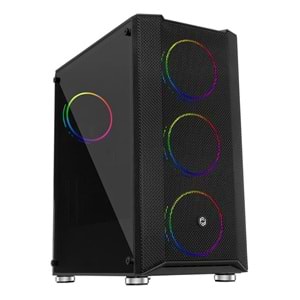 FRISBY 650w 80+ FC-9405G Gaming Mid-Tower PC Kasası