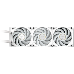 GIGABYTE 360MM LCD AORUS WATERFORCE X II 360 ICE ARGB AM5-1851p Sıvı Soğutmalı İşlemci Fanı Beyaz