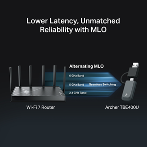 TP-LINK ARCHER TBE400U WIFI7 BE6500 Üç Bant Usb Kablosuz Ağ Adaptörü