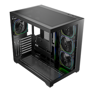 BITFENIX 750W 80+ BRONZE ZAAH BFC-ZAA75KKGKK-4A 4-ARGB Fanlı Gaming Mid-Tower PC Kasası