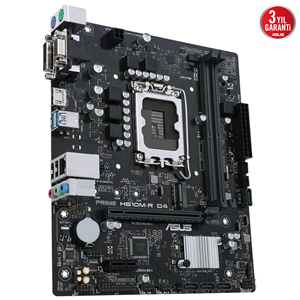 ASUS PRIME H610M-R D4-SI DDR4 DVI-HDMI PCIE 4.0 1700p mATX