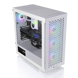 THERMALTAKE V350 TG CA-1S3-00M6WN-03 4-ARGB Fanlı Gaming Mid-Tower PC Kasası Beyaz