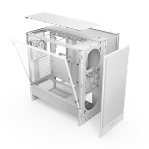NZXT H5 FLOW CC-H52FW-01 Gaming Mid-Tower PC Kasası Beyaz
