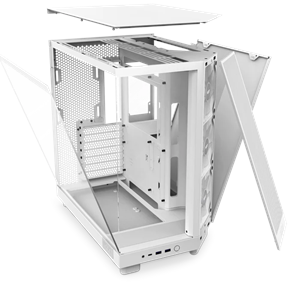 NZXT H6 FLOW RGB CC-H61FW-R1 Gaming Mid-Tower PC Kasası Beyaz