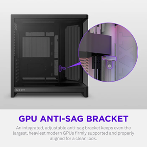 NZXT H6 RGB+ CC-H62FB-P1 Dual-Chamber Gaming Mid-Tower PC Kasası