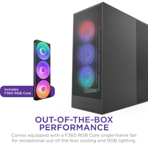 NZXT H7 FLOW 2024 CM-H72FB-R1 RGB Gaming EATX PC Kasası