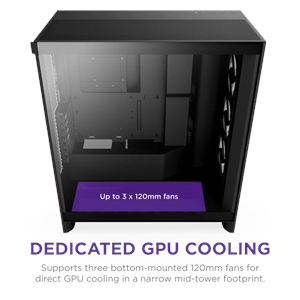 NZXT H7 FLOW 2024 CM-H72FB-R1 RGB Gaming EATX PC Kasası