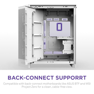 NZXT H9 FLOW RGB 2025 ARGB CM-H92FW-P1 Gaming Mid-Tower PC Kasası Beyaz