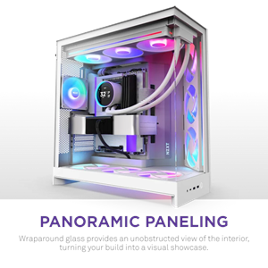 NZXT H9 FLOW RGB 2025 ARGB CM-H92FW-P1 Gaming Mid-Tower PC Kasası Beyaz