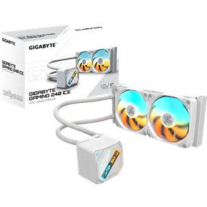GIGABYTE 240MM GP-GIGABYTE GME 240 ICE ARGB AM5-1851p Sıvı Soğutmalı İşlemci Fanı Beyaz