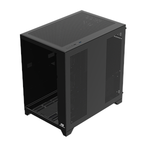 POWERBOOST 750W 80+ BRONZE PB-C9025B 4-RGB Fanlı SeaView Gaming Mid-Tower PC Kasası