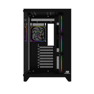POWERBOOST 750W 80+ BRONZE PB-C9025B 4-RGB Fanlı SeaView Gaming Mid-Tower PC Kasası