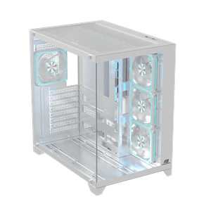 POWERBOOST 750W 80+ BRONZE PB-C9025W 4-ARGB Fanlı Gaming Mid-Tower PC Kasası Beyaz