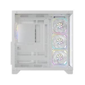 POWERBOOST 750W 80+ BRONZE PB-C9025W 4-ARGB Fanlı Gaming Mid-Tower PC Kasası Beyaz