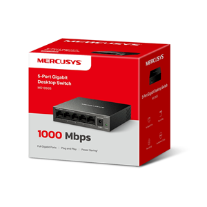 MERCUSY 5port Gigabit Yönetilemez Switch MS105GS