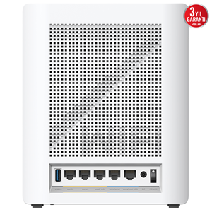 ASUS ZENWIFI BQ16-W2P WIFI7 BE25000 Dört Bantlı Mesh Router 2'li paket Beyaz