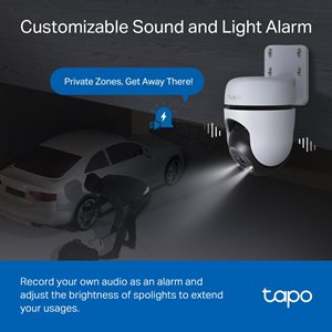 TP-LINK 3MP PTZ Speed Dome Pan-Tilt IP Kamera Tapo C510W