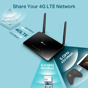TP-LINK Archer MR400 Dual Band 4G LTE Modem Router