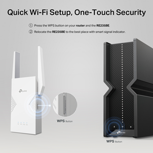 TP-LINK RE235BE WIFI7 BE3600 Çift Bant Menzil Genişletici Priz Tip