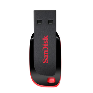 SANDISK 16GB Cruzer Blade SDCZ50-016G-B35 USB 2.0 Kırmızı/Siyah Flash Bellek