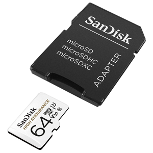 SANDISK 64GB High Endurance SDSQQNR-064G-GN6IA 100MB/s microSDHC Hafıza Kartı