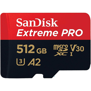 SANDISK 512GB EXTREME PRO SDSQXCD-512G-GN6MA A2 200MB/s MicroSD Hafıza Kartı