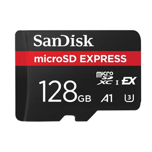 SANDISK 128GB EXPRESS SDSQXFN-128G-GN4NN U3 A1 480MB/s microSD Hafıza Kartı