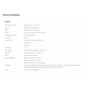 Hugin T300 UC SMART POS Pinpad (FP300)
