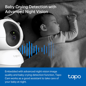 TP-LINK 2mp 4mm Kablosuz Wıfı Pan-Tilt IP Kamera Tapo C200