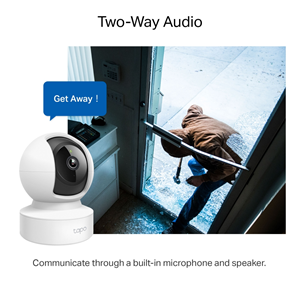 TP-LINK 3MP 4mm Wıfı Kablosuz Pan-Tilt IP Kamera TAPO-C212