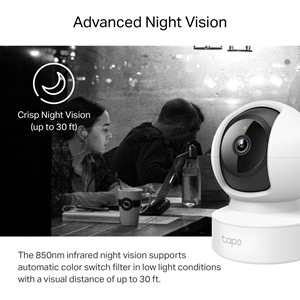 TP-LINK 3MP 4mm Wıfı Kablosuz Pan-Tilt IP Kamera TAPO-C212