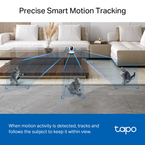 TP-LINK 4MP 4mm Wıfı Kablosuz Pan-Tilt IP Kamera TAPOC220