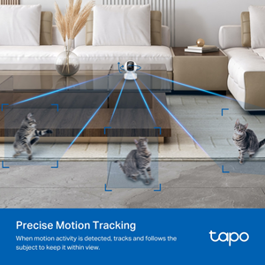TP-LINK 4MP Pan/Tilt 360° Yatay Kapsama 12m IR Wıfı Ethernet Çift Yönlü Ses 512GB microSD Destekli İç Mekân IP Kamera TAPO C222