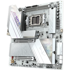 GIGABYTE X870 AORUS TACHYON ICE DDR5 HDMI-DP TYPEC PCIE 5.0 AM5 ATX BEYAZ