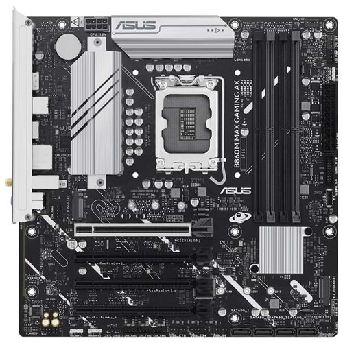 ASUS B860M MAX GAMING AX WIFI6 DDR5 DP-TYPEC PCIE 5.0 1851P MATX 