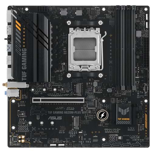 ASUS TUF GAMING A620AM-PLUS WIFI DDR5 HDMI DP PCIe 16X v4.0 AM5 mATX