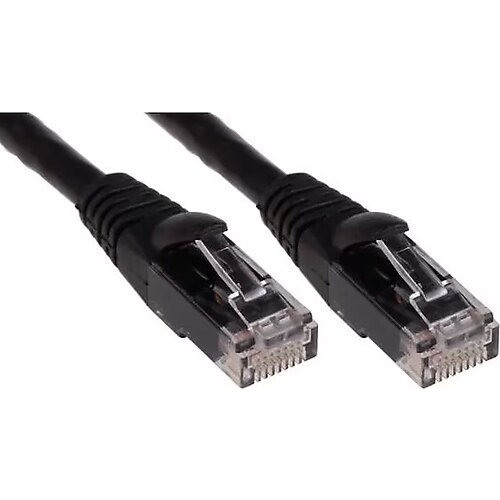ODS 2metre CAT6 Utp LSZH Saf Bakır Siyah Patch Kablo (5'li paket)