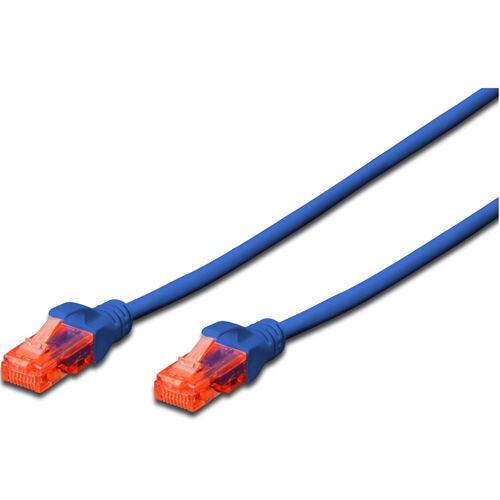 DIGITUS 0.25metre CAT6 Utp DK-1617-0025 Mavi Patch Kablo (10'lu Paket)