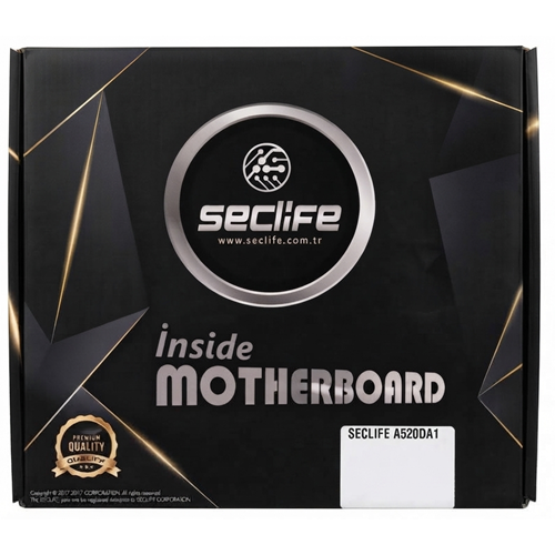 SecLife A520DA1 DDR4 HDMI PCIe 16X v2.0 AM4 mATX