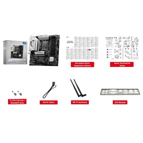 MSI B760M GAMING PLUS WIFI DDR5 HDMI-DP PCIE 4.0 1700p mATX