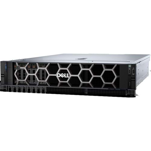 DELL POWEREDGE R570 FLEXI1 XEON 6511P 128GB DDR5 RDIMM-2x480GB SSD-2x800w 2U Rack Sunucu (16x2.5